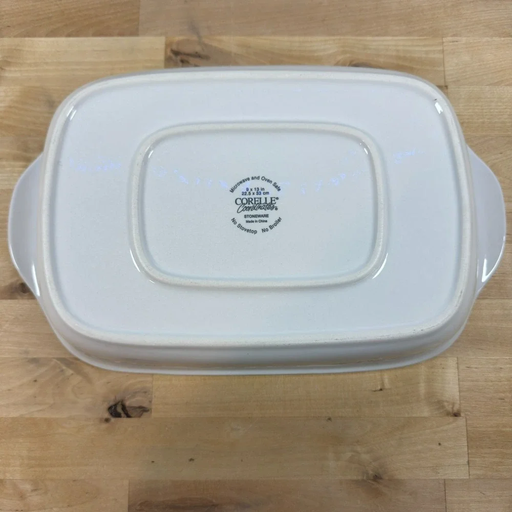 Corelle Coordinates Rosemarie Lasagna / Baking Pan 9 x 13